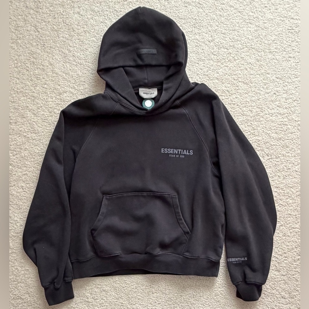 Essentials Black Hoodie